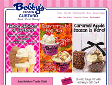 Tablet Screenshot of bobbysfrozencustard.com